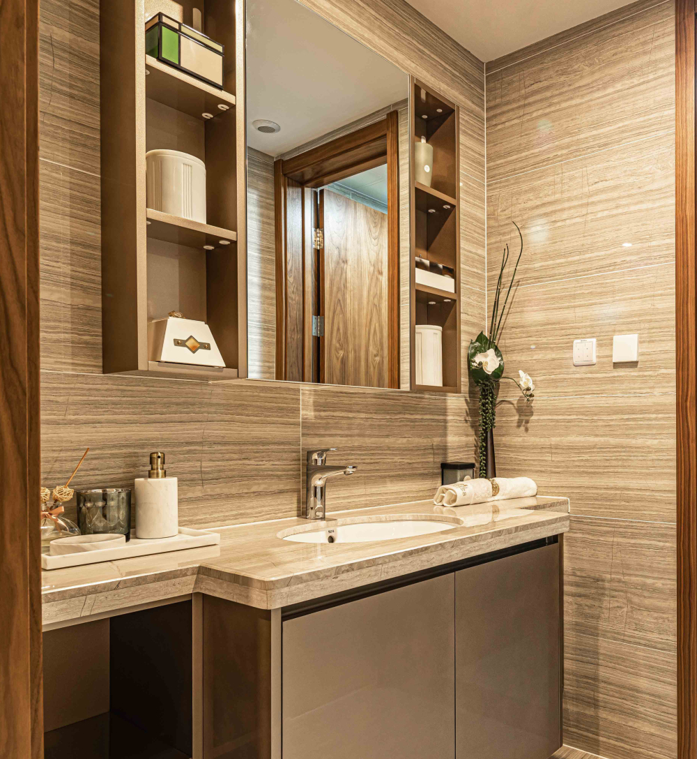 新中式风格室内设计家装案例-卫生间